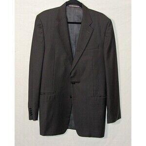 Hickey Freeman Blazer 42 XLG Grey Loro Piana Tasmanian Wool Super 120s Sport Ct